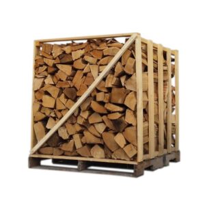 Holzscheite 50 cm – Mischung 80 % Hartholz, 1 Palette = 1,5 Schüttraummeter (SRM) (1,2 m³)