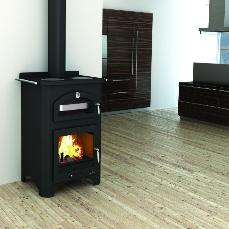 BRONPI Monza – 14 kW Holzofen mit Backofen – Bild 2