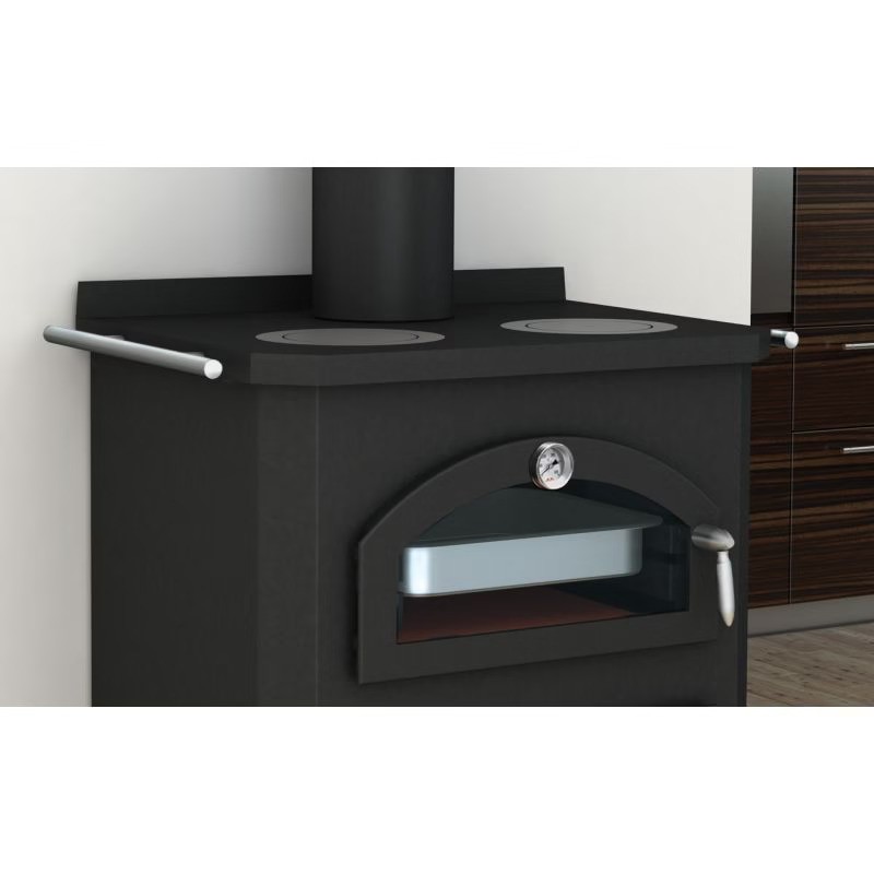 BRONPI Monza – 14 kW Holzofen mit Backofen – Bild 3