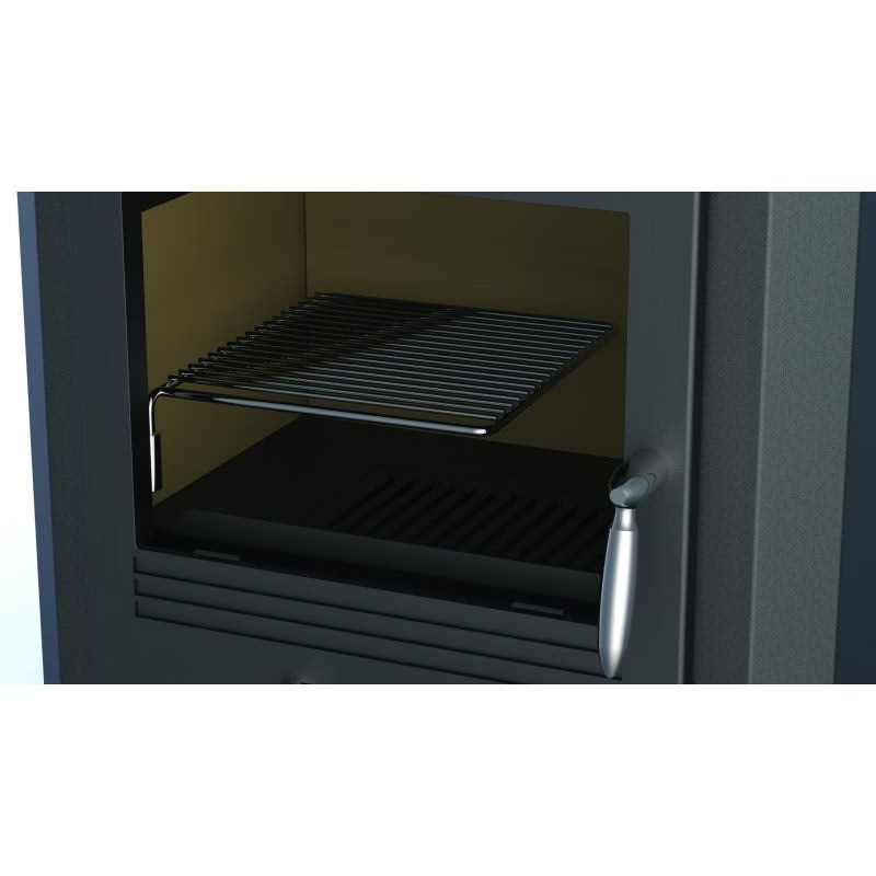 BRONPI Monza – 14 kW Holzofen mit Backofen – Bild 7